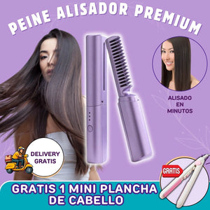 Peine Alisador Portátil™ + Plancha