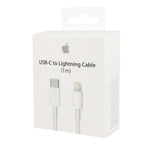 COMBO PACK CUBO 20W + CABLE LIGHTNING USB-C
