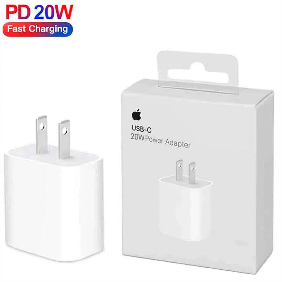 COMBO PACK CUBO 20W + CABLE LIGHTNING USB-C